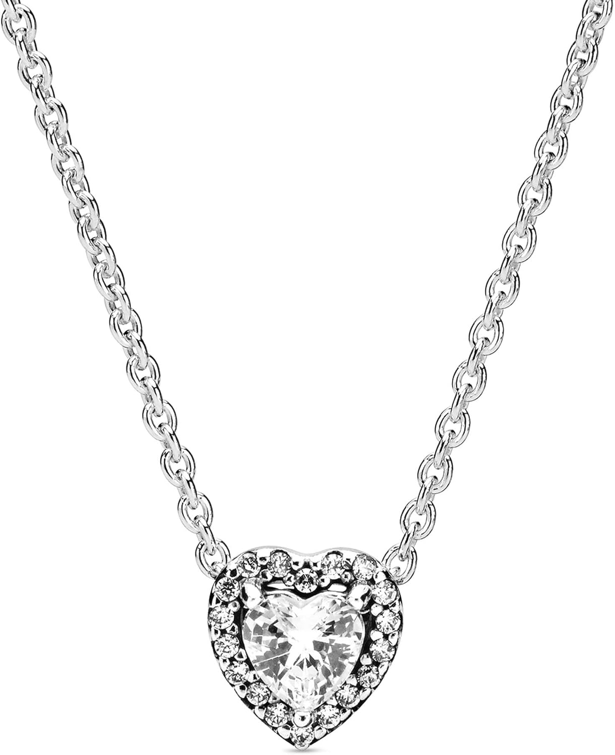 Elevated Heart Sterling Silver Necklace™