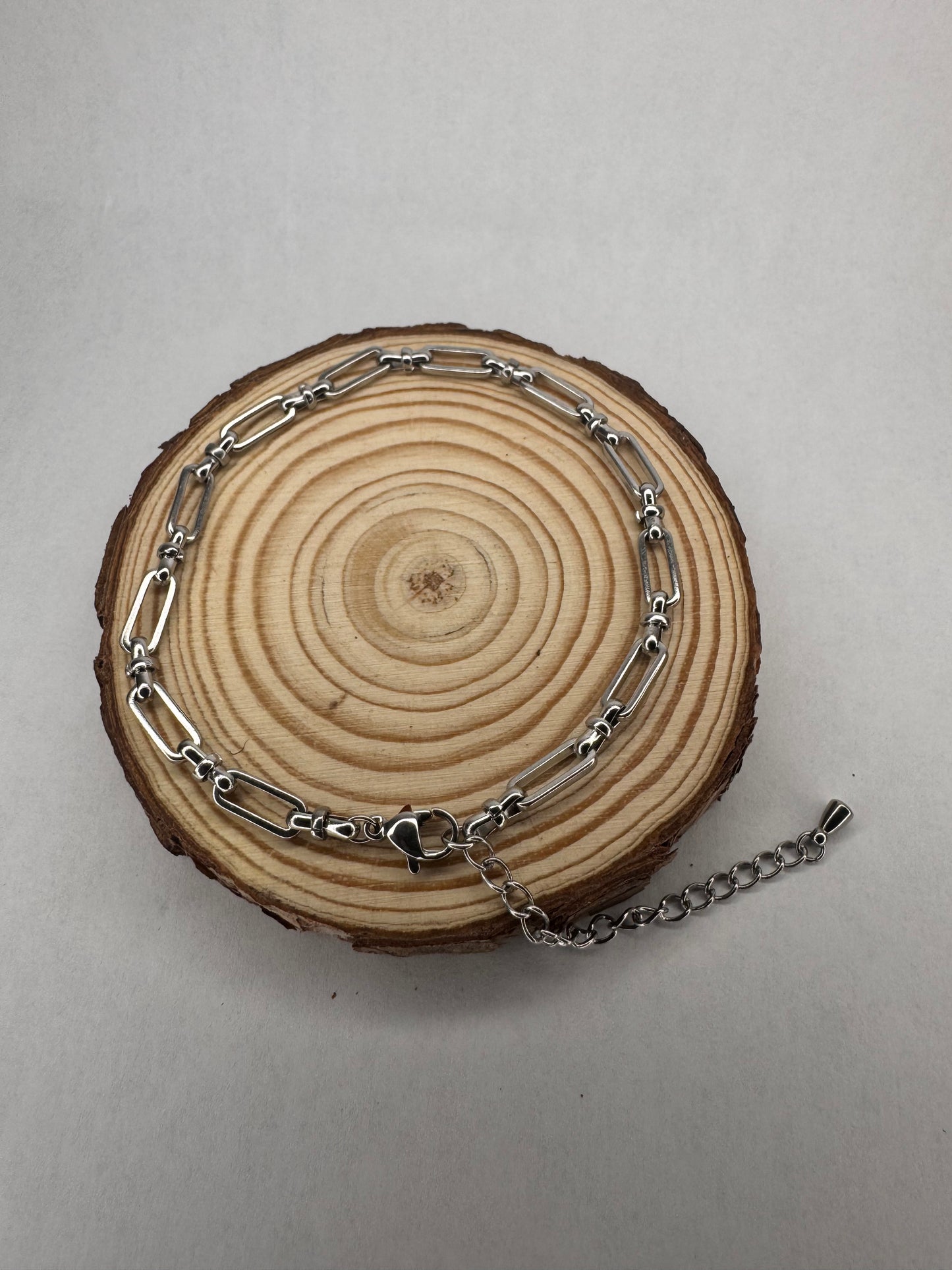 Bold Links Anklet – Waterproof Everyday Chain in Gold or Silver